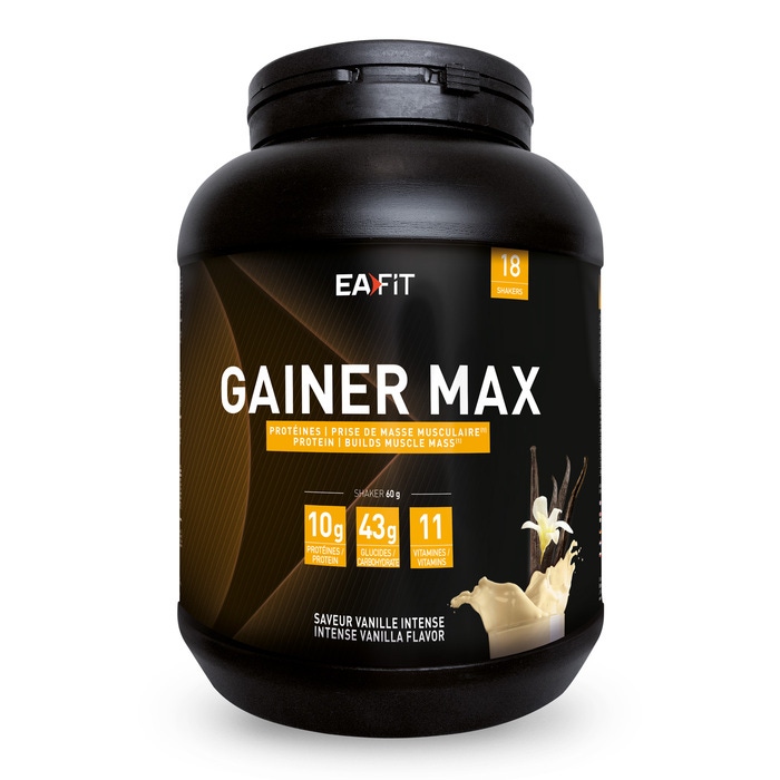 Gainer max vanille face