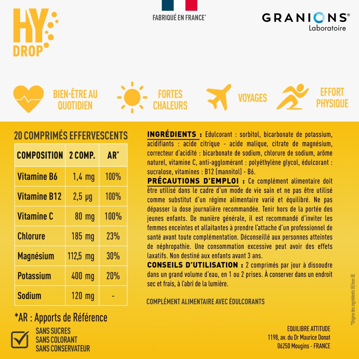 Granions - Hydrop arôme citron