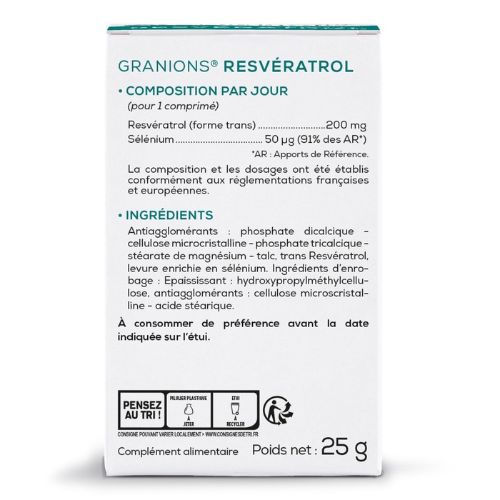 Granions Resveratrol 30 cápsulas
