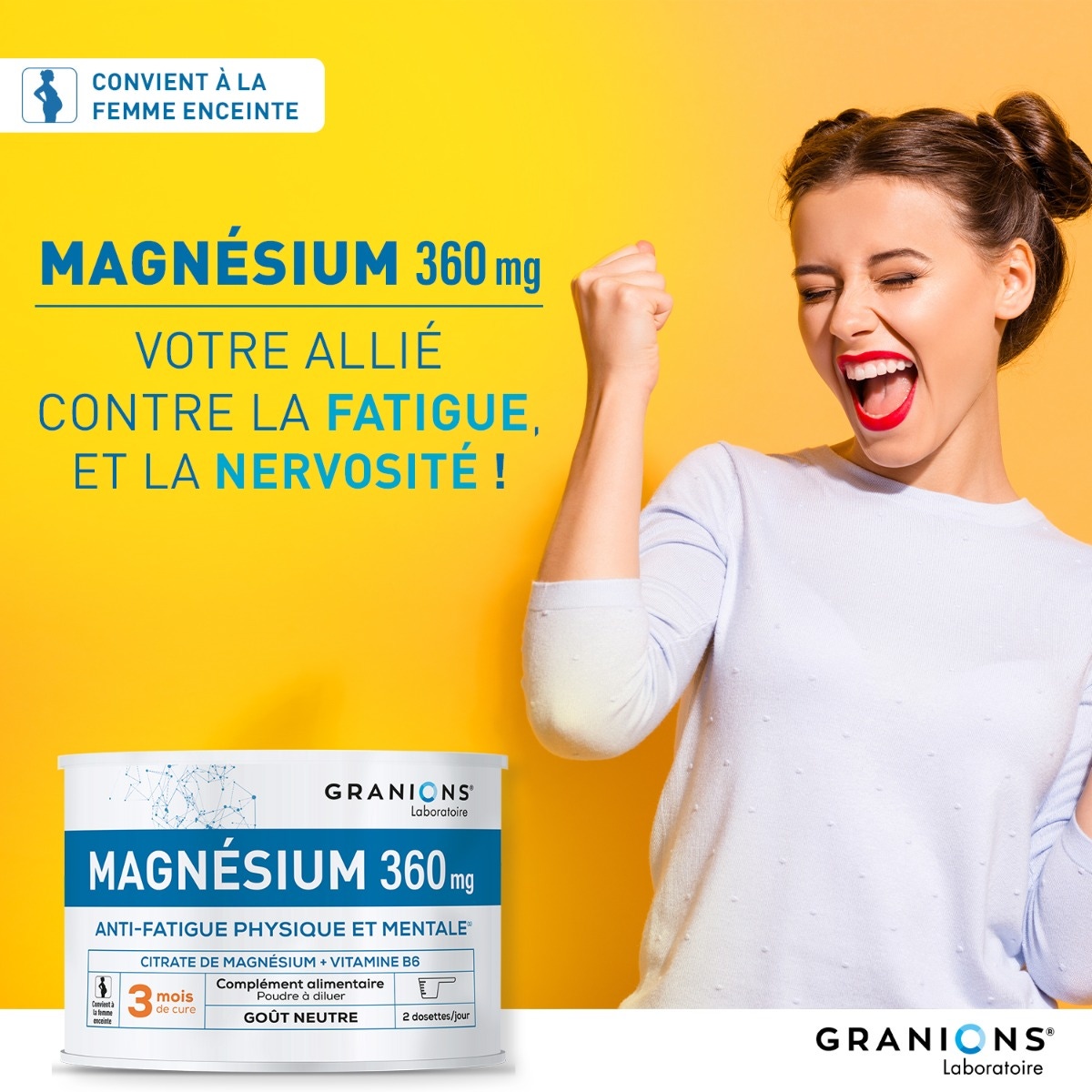 Citrate de magnésium Granions 
