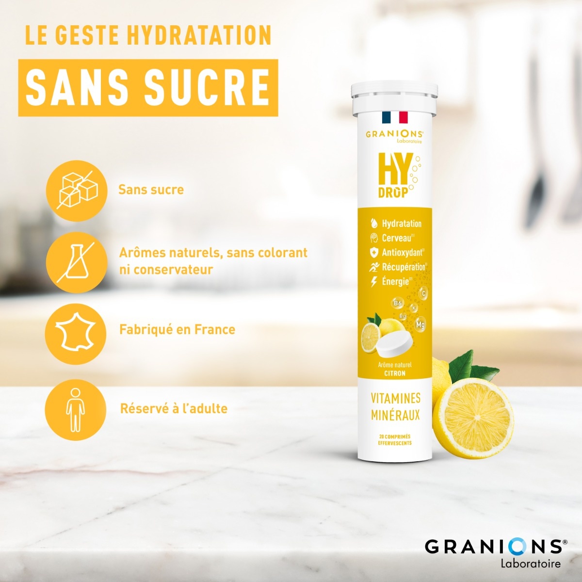Granions - Hydrop arôme citron