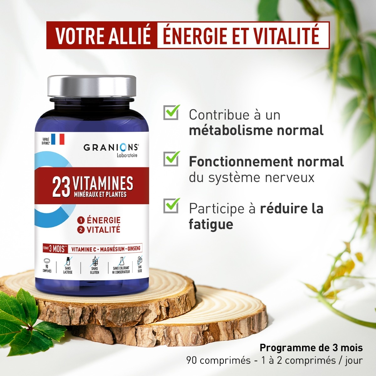 Votre allié 23 Vitamines Minéraux et Plantes 90 comprimés