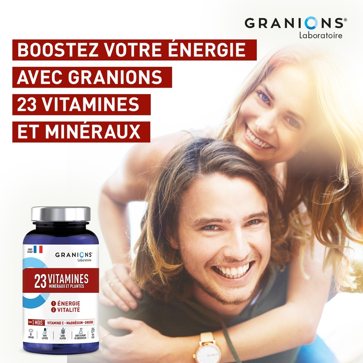 Avantages 23 Vitamines Minéraux et Plantes 90 comprimés