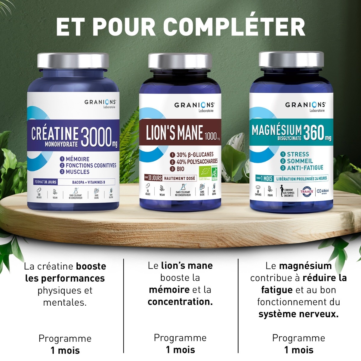 Granions - Créatine Monohydrate 3000mg