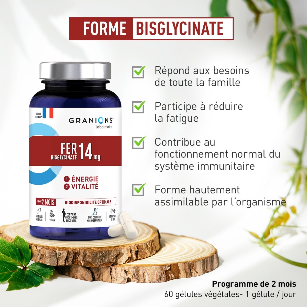 GRANIONS - Fer Bisglycinate
