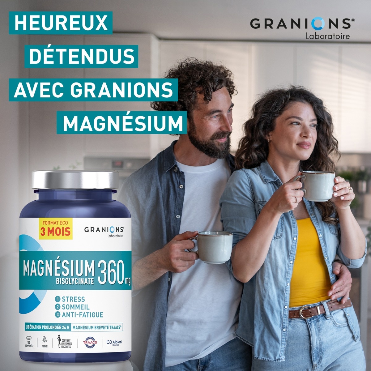 Granions - Magnésium Bisglycinate 360mg