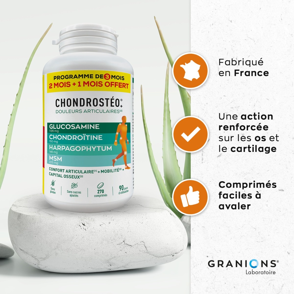 Chondrostéo+ 270 comprimés douleurs articulaires