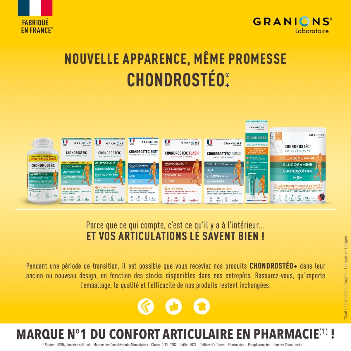 Chondrostéo+ 270 comprimés douleurs articulaires