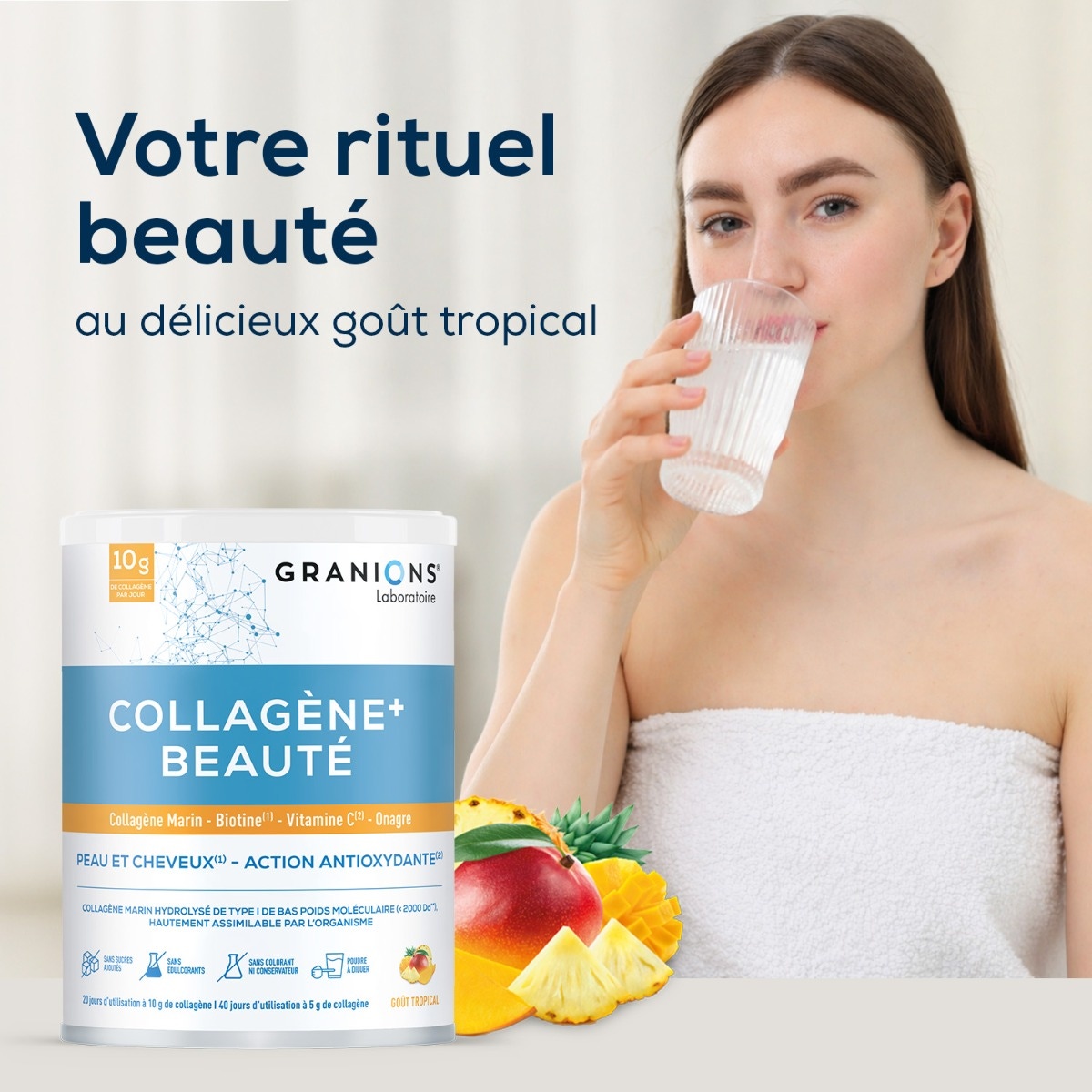 Granions - Collagène+ Beauté goût tropical