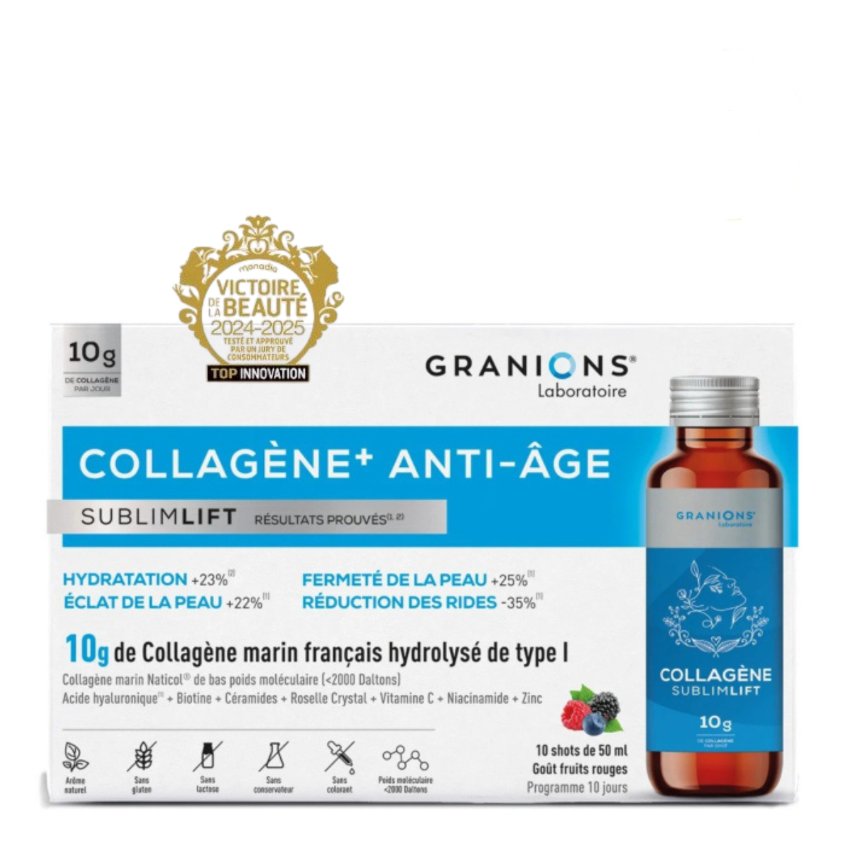 Shot de collagène anti-âge Sublimlift Granions