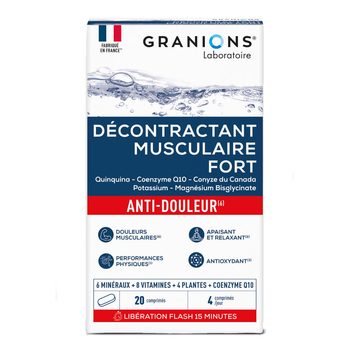 Granions - décontractant musculaire fort 
