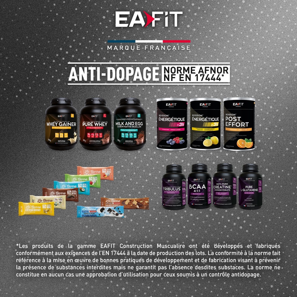EAFIT Pure Whey Double Chocolat 1.8 kg