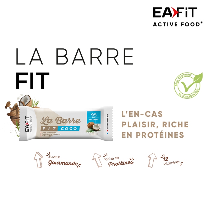 EAFIT Barre fit saveur noix de coco