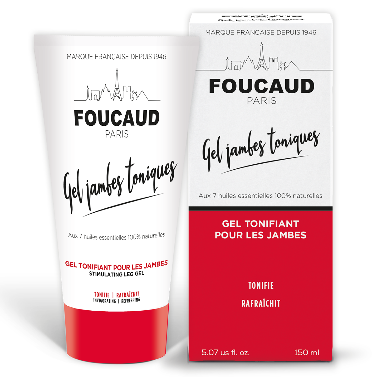 Gel jambes toniques foucaud