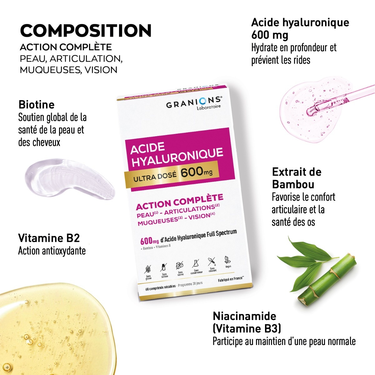 Acide Hyaluronique 600 mg