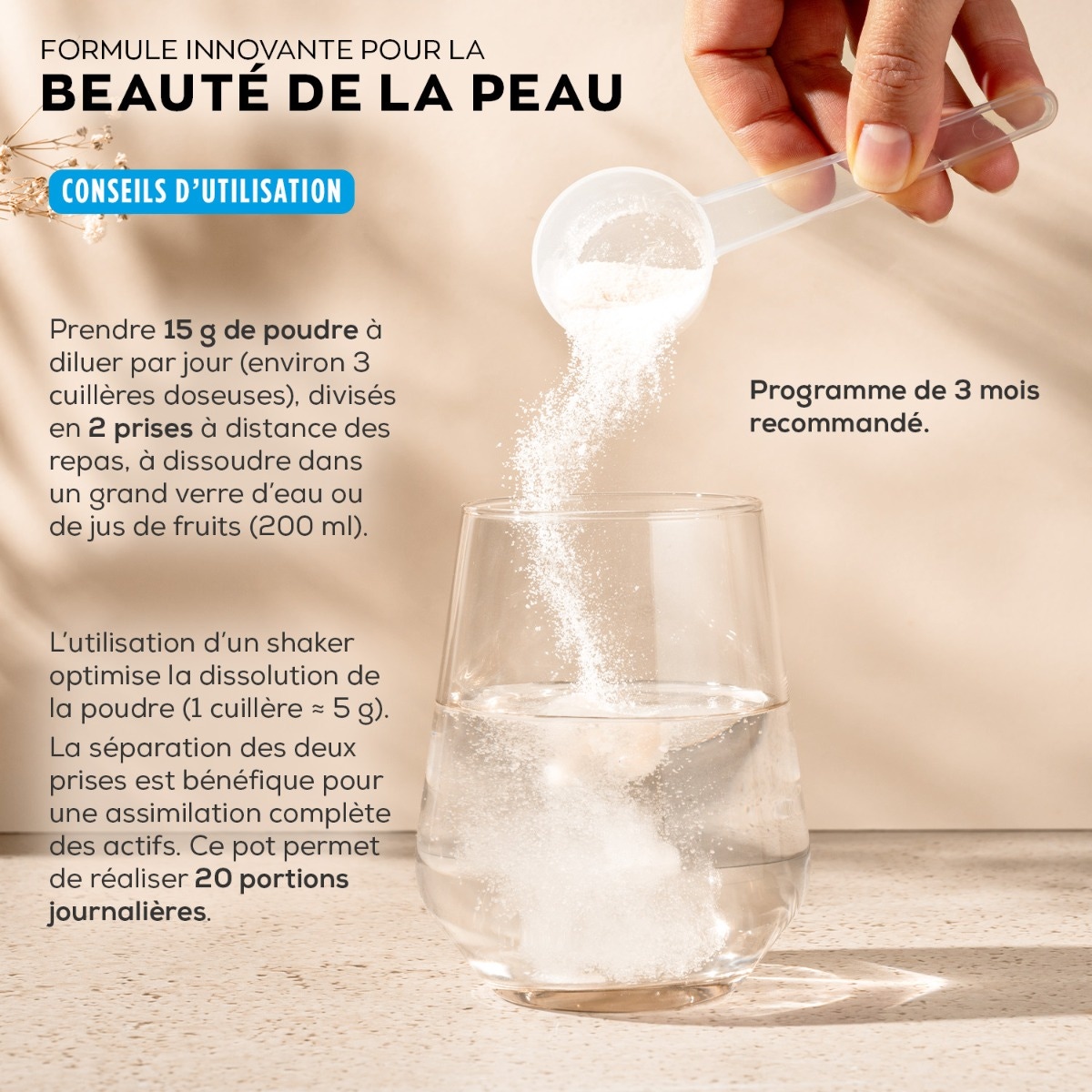 GRANIONS - Collagène + beauté Sublimlift - Conseils d'utilisation