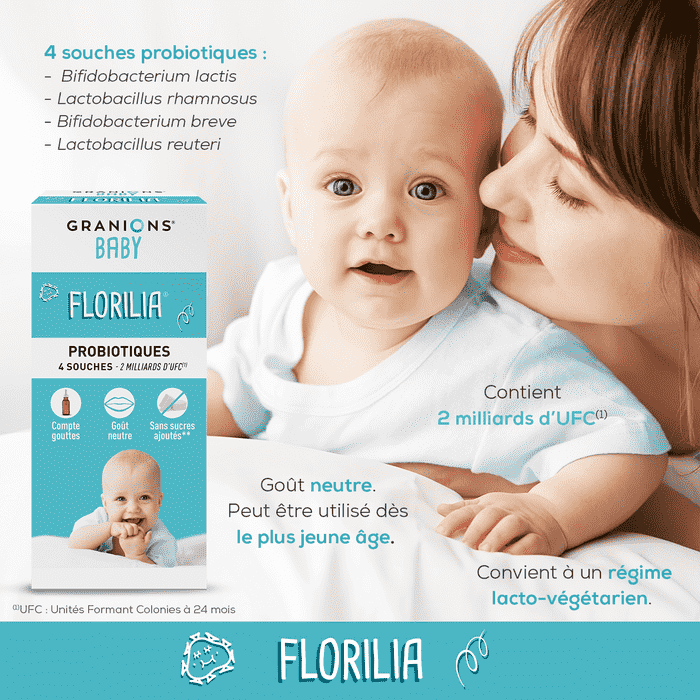 Granions Baby Florilia -  convient à un régime lacto-végétarien