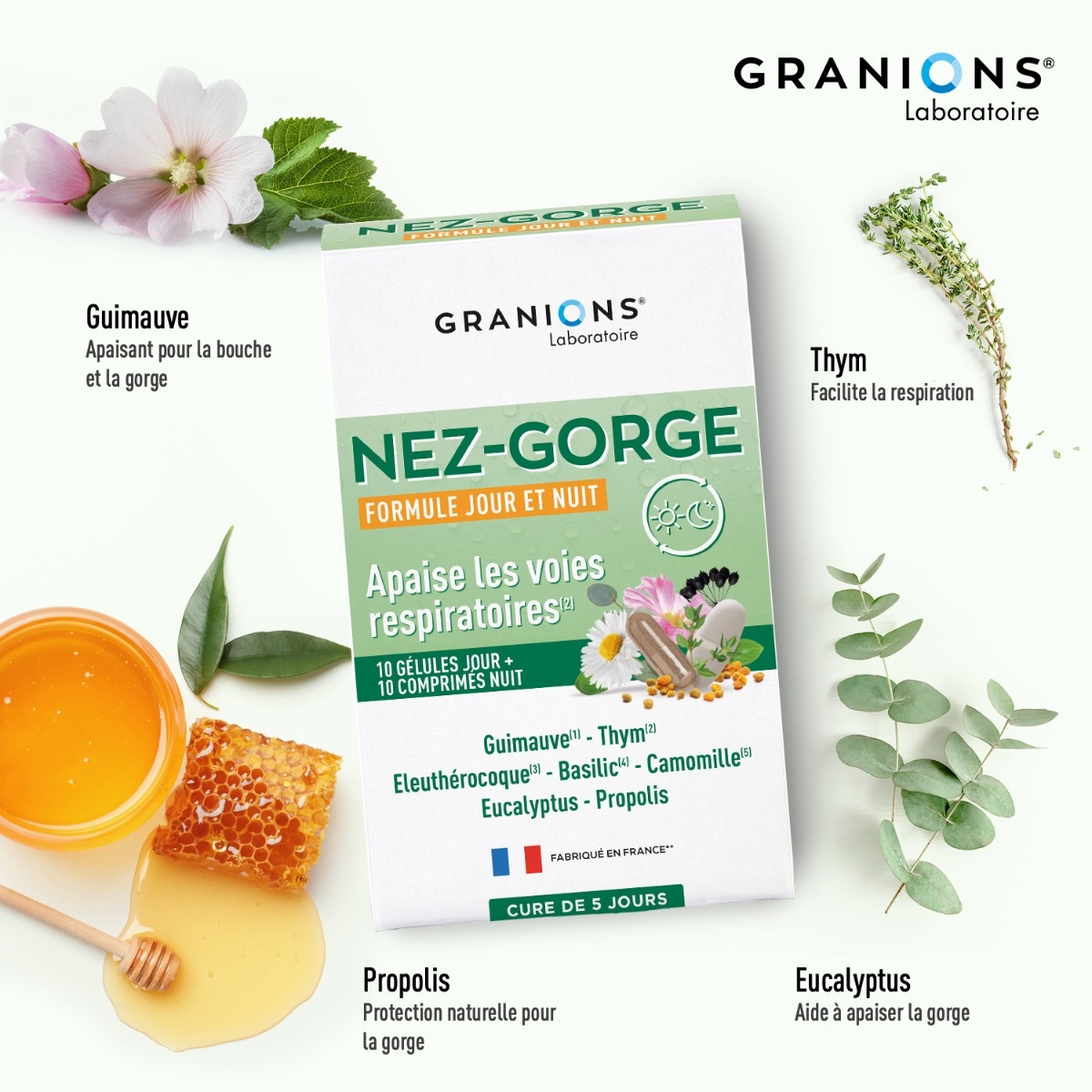 Granions Nez-Gorge composition