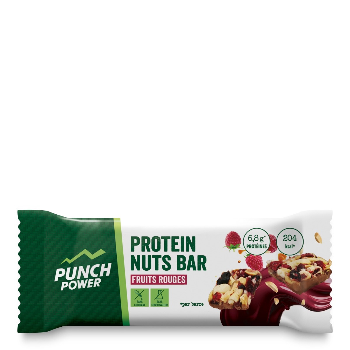 Punch Power - Barre protéinée noix & fruits rouges 