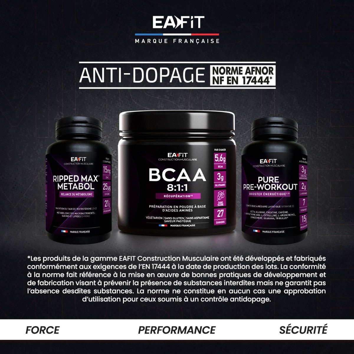 Eafit Pure L-Carnitine 2g 90 cápsulas