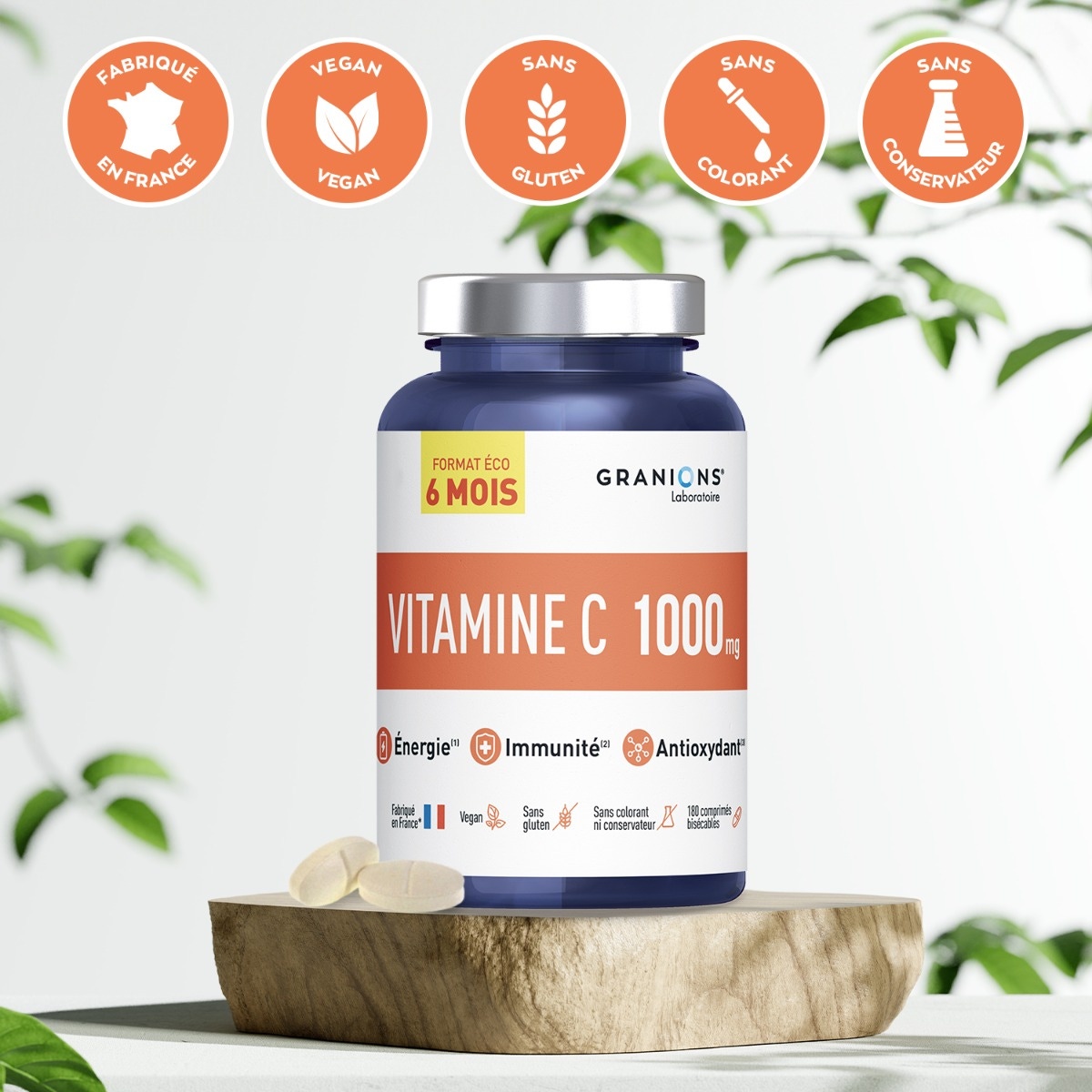 Vitamine C 1000 mg Granions format économique 
